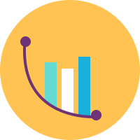 rich data and analytics icon